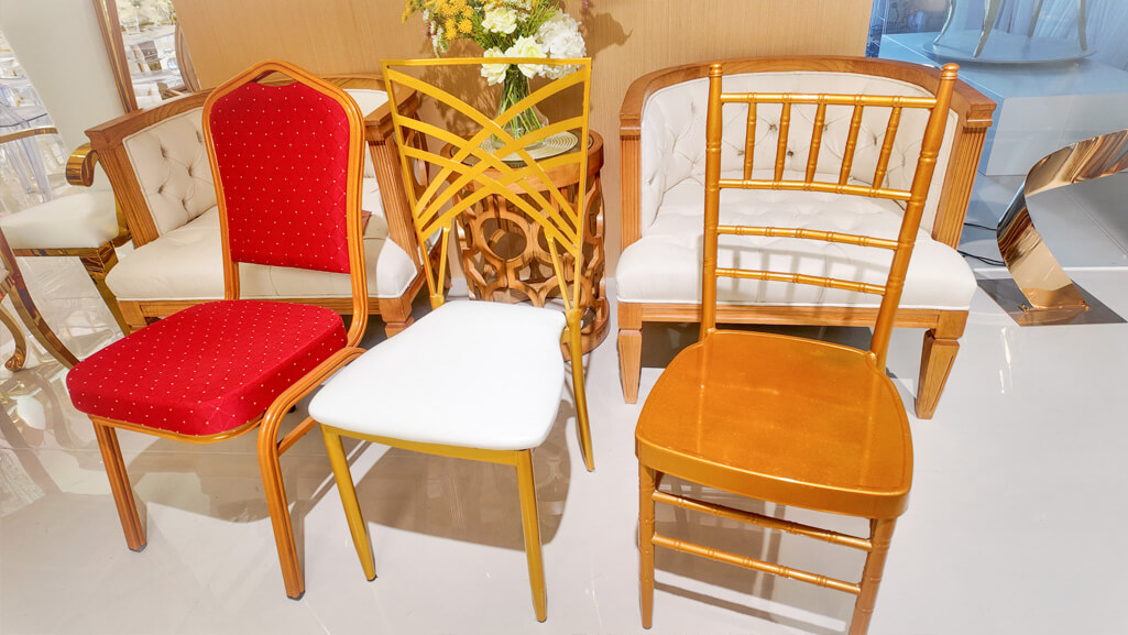 Resin event chairs