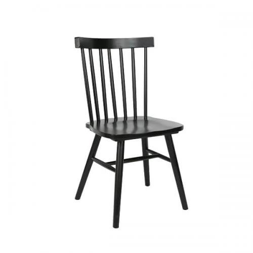 JYWC070 | Black Wood Dining Chair