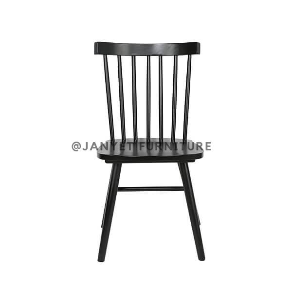 JYWC070 | Black Wood Dining Chair