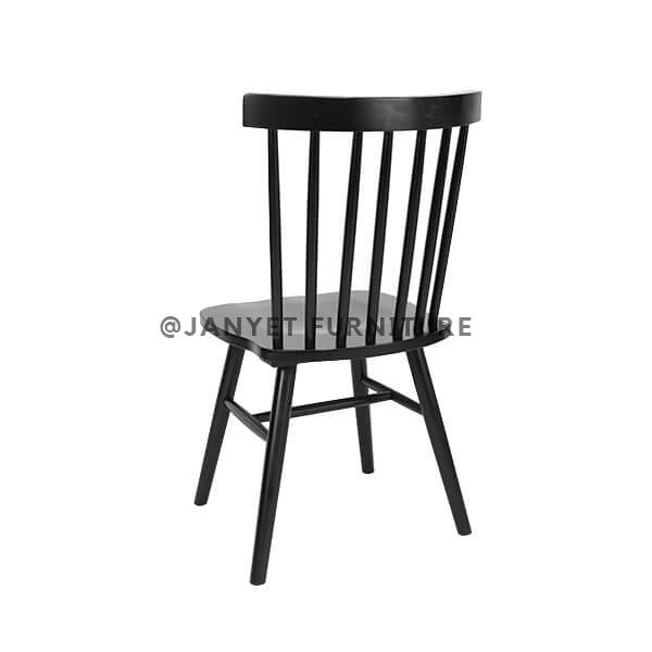 JYWC070 | Black Wood Dining Chair