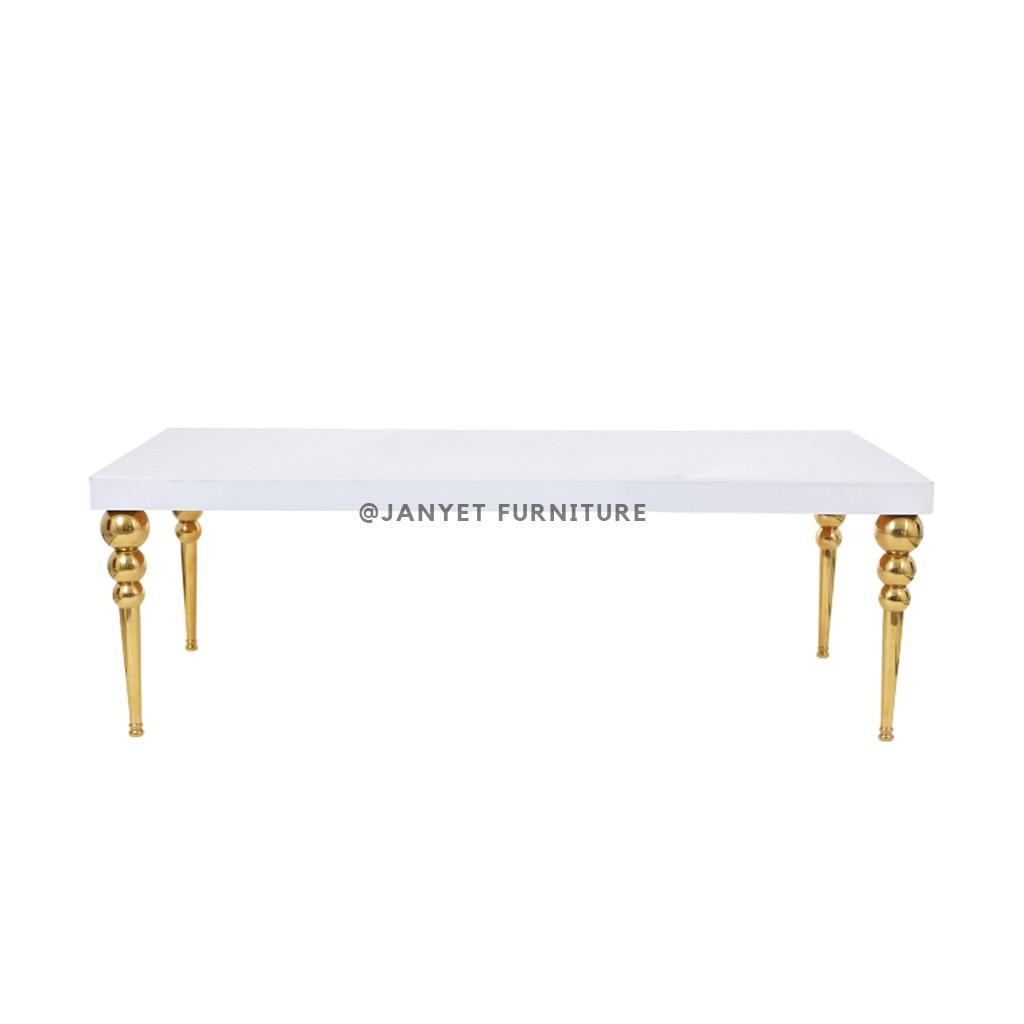 JYWTS001W | Gold Dining Table