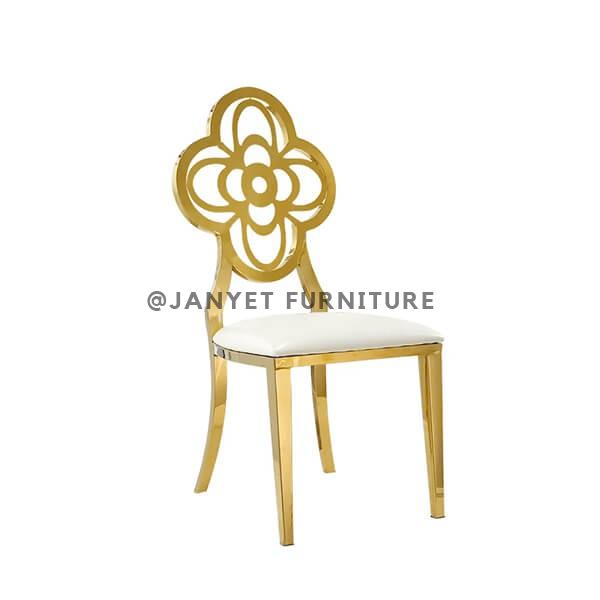 JYS026 | Gold Metal Wedding Chair