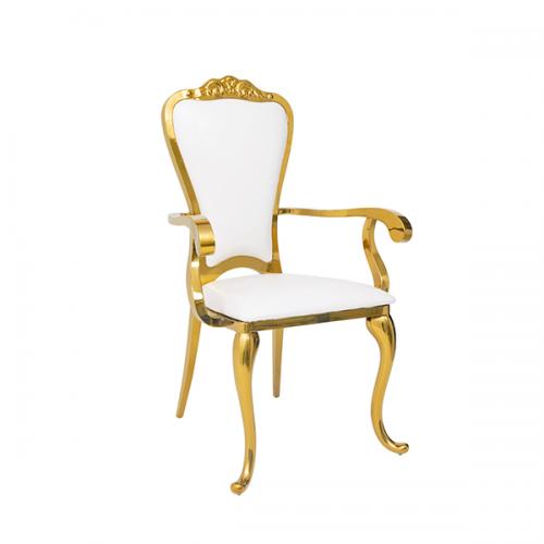 JYS013 | Gold Stainless Steel Chair