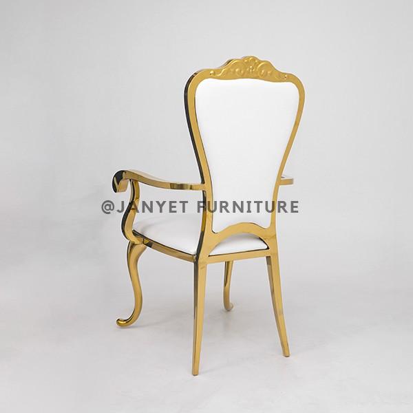 JYS013 | Gold Stainless Steel Chair