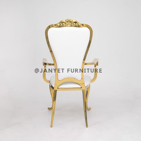 JYS013 | Gold Stainless Steel Chair