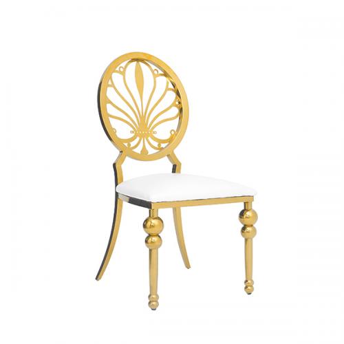 JYS011 | Gold Stainless Steel Wedding Chair