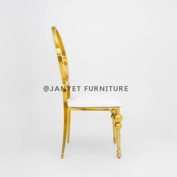 JYS011 | Gold Stainless Steel Wedding Chair