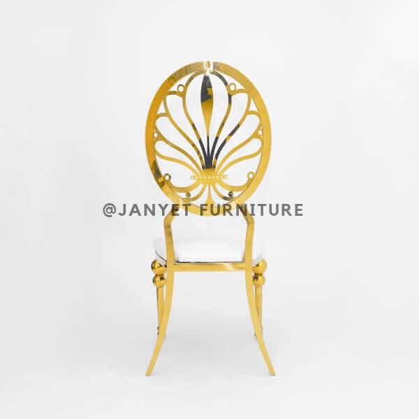 JYS011 | Gold Stainless Steel Wedding Chair