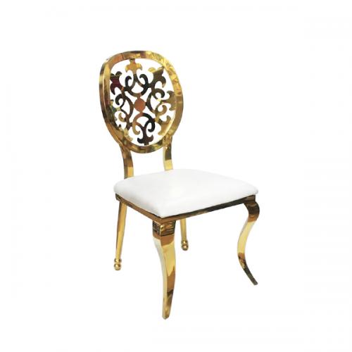 JYS005 | Golden Stainless Steel Chairs