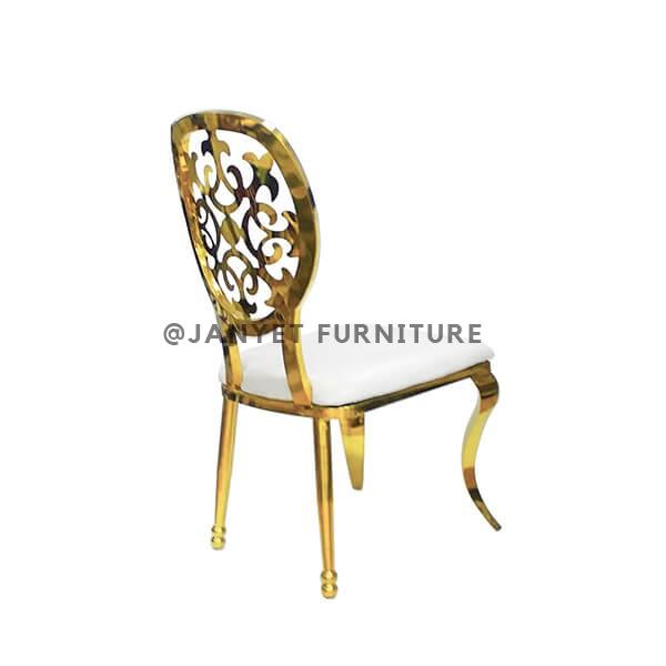 JYS005 | Golden Stainless Steel Chairs JYS005 | Golden Stainless Steel Chairs - Image 2