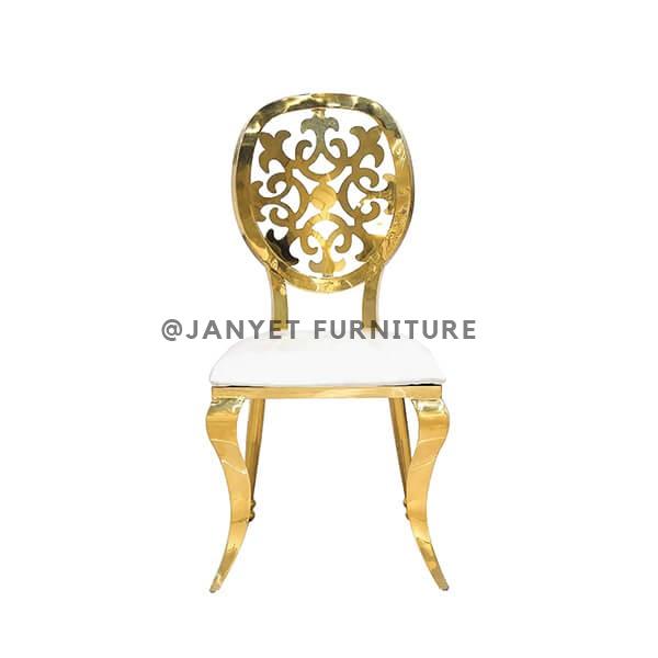 JYS005 | Golden Stainless Steel Chairs