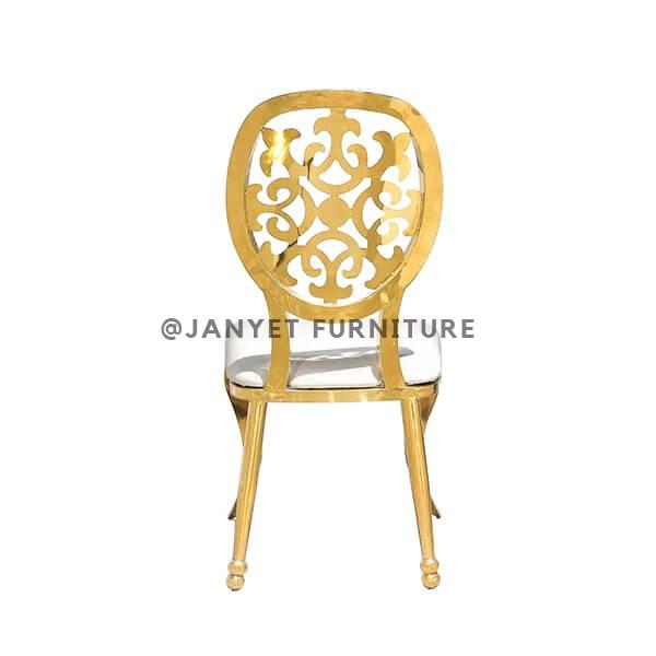 JYS005 | Golden Stainless Steel Chairs