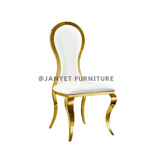 JYS302 | Luxury Stainless Steel Chair