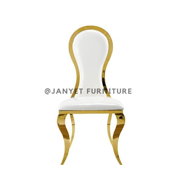 JYS302 | Luxury Stainless Steel Chair