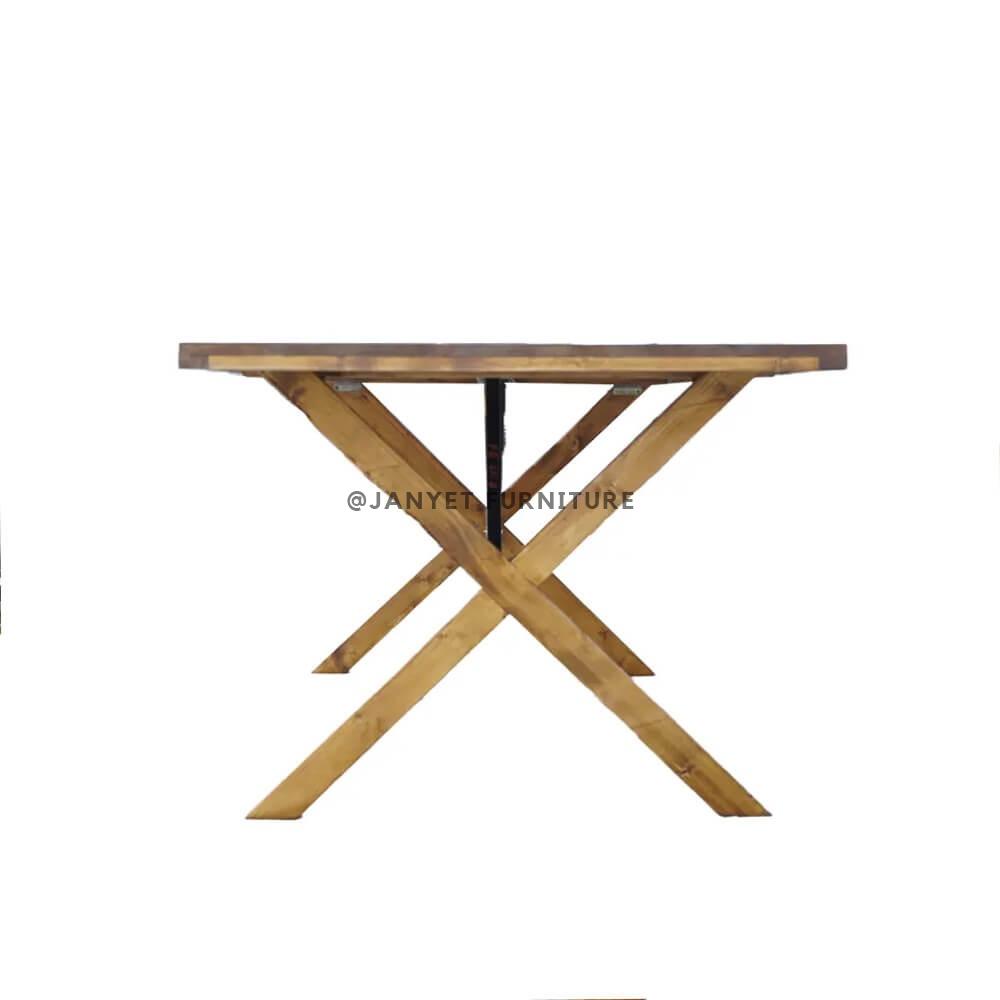 JYWT009 | Cross Leg Rectangle Farm Table