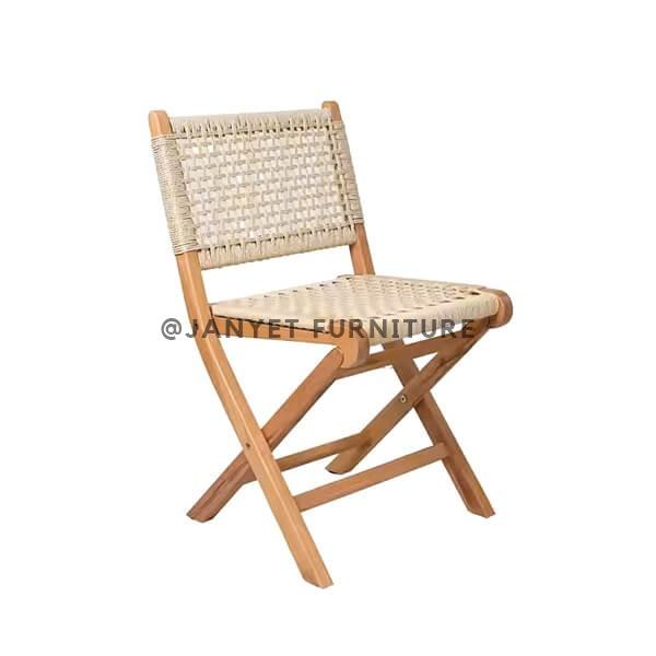 JYWC060 | Rope Folding Chair Wood
