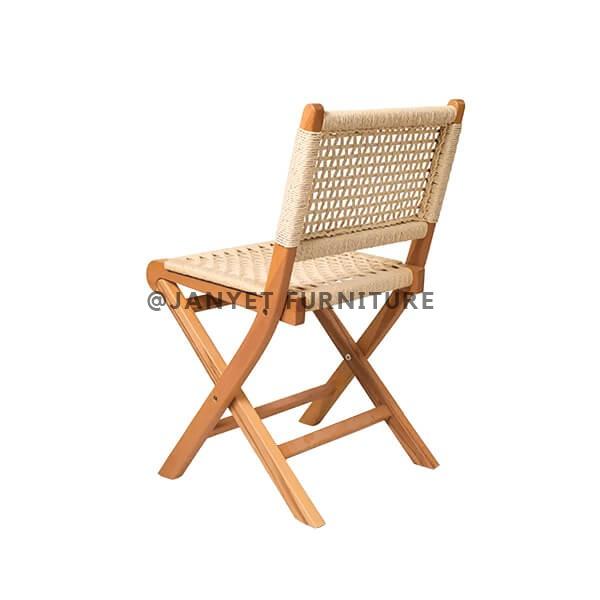 JYWC060 | Rope Folding Chair Wood