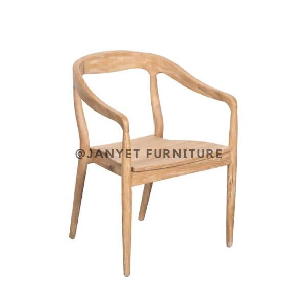 JYWCL25 | Rustic Wood Armchairs
