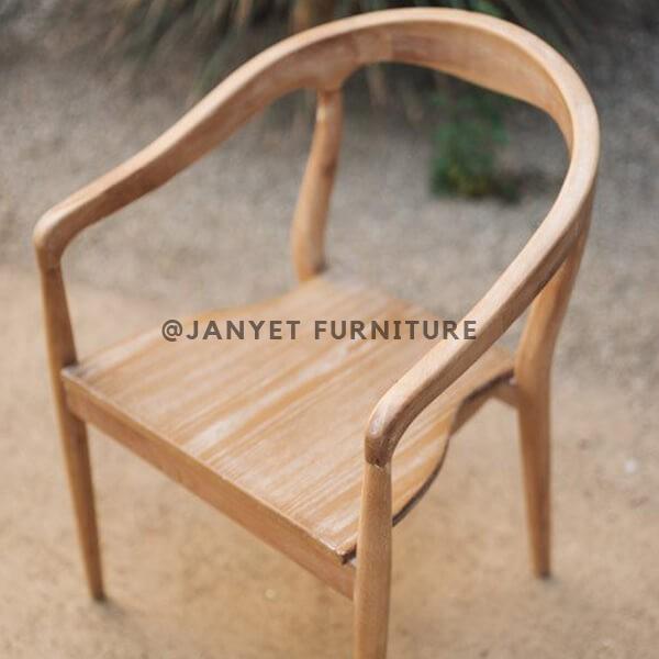 JYWCL25 | Rustic Wood Armchairs