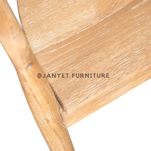 JYWCL25 | Rustic Wood Armchairs