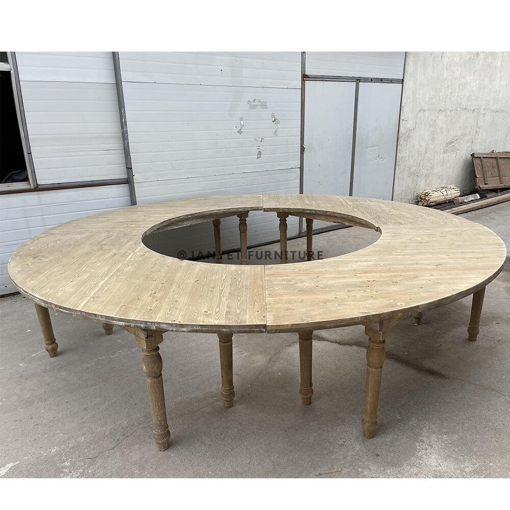JYWT011 | Serpentine Farm Table