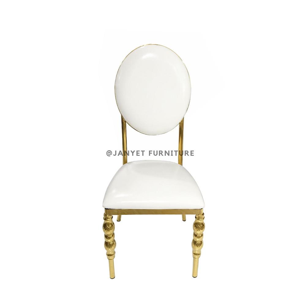 JYS024 | Stainless Steel Chair Gold JYS024 | Stainless Steel Chair Gold - Image 3