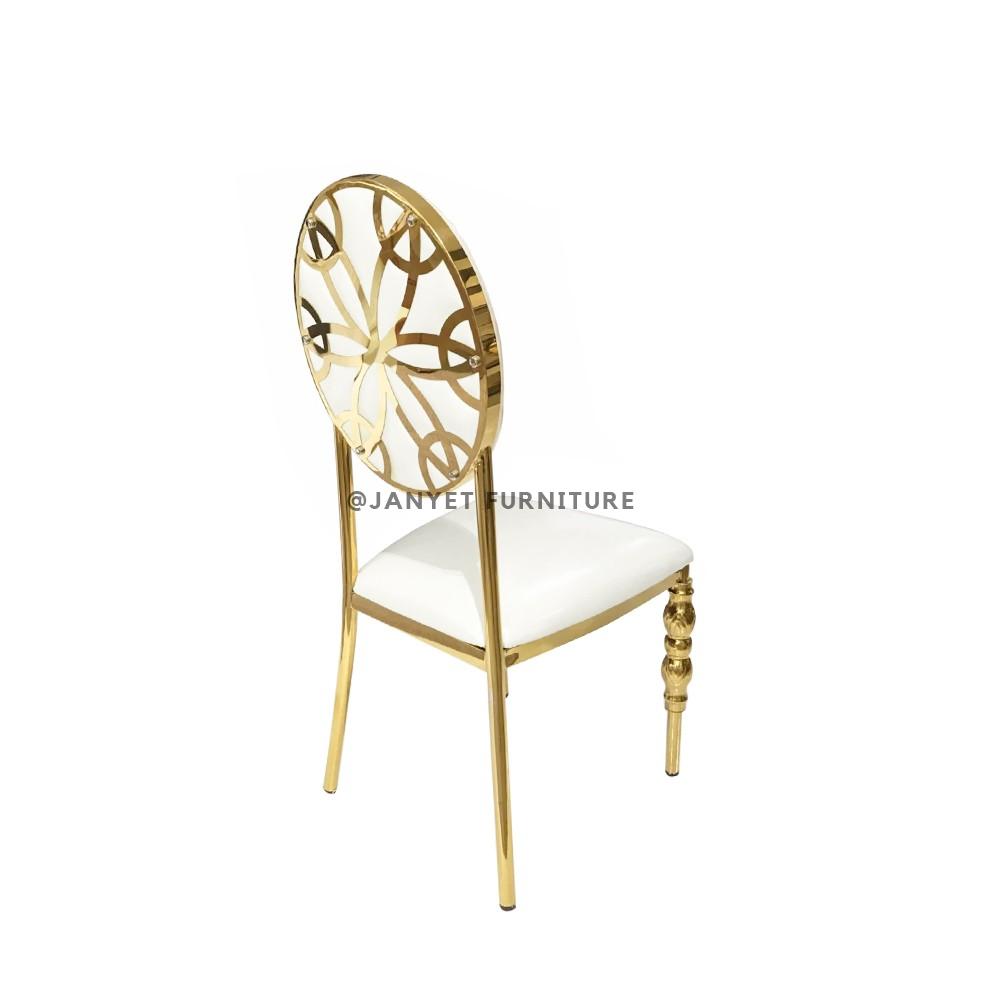 JYS024 | Stainless Steel Chair Gold JYS024 | Stainless Steel Chair Gold - Image 4