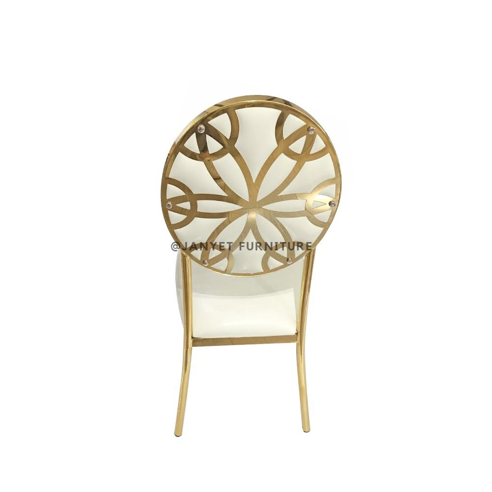 JYS024 | Stainless Steel Chair Gold JYS024 | Stainless Steel Chair Gold - Image 5