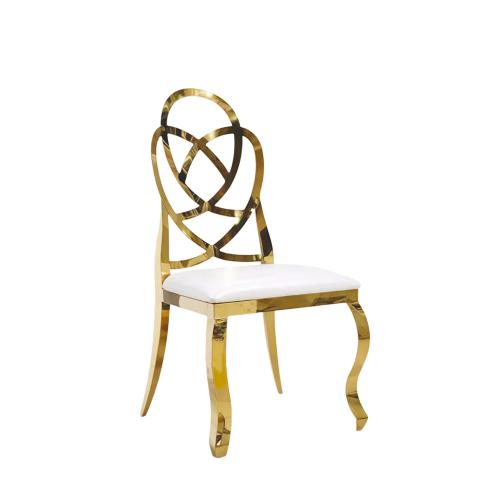 JYS023 | Stainless Steel Gold Chair