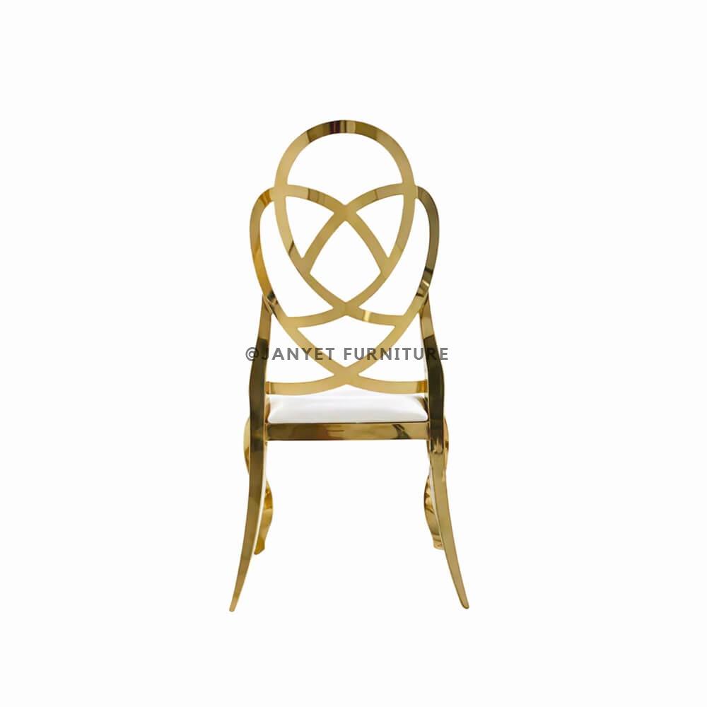 JYS023 | Stainless Steel Gold Chair