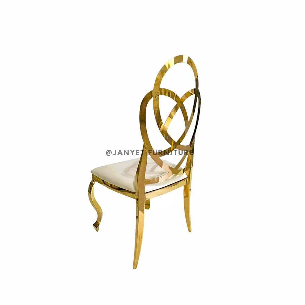 JYS023 | Stainless Steel Gold Chair