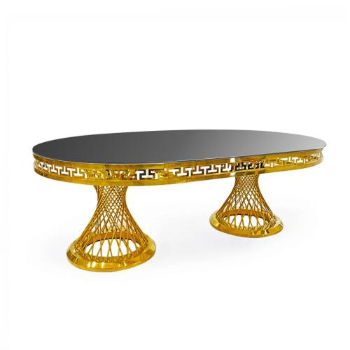 JYWTS032 | Wedding Glass Dining Table JYWTS032 | Wedding Glass Dining Table